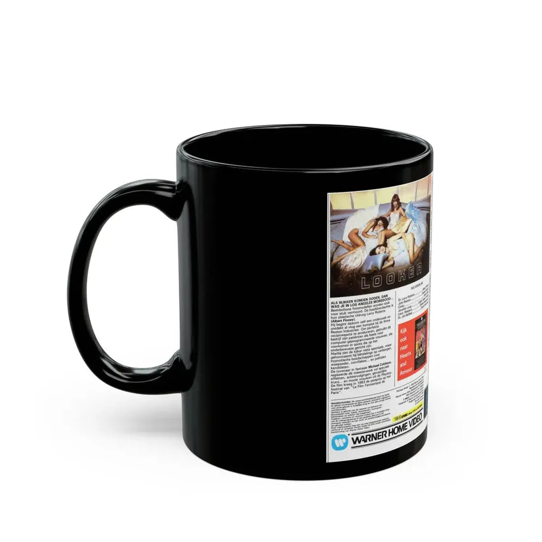 LOOKER (VHS COVER) - Black Coffee Mug - Go Mug Yourself