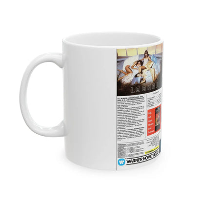 LOOKER (VHS COVER) - White Coffee Mug-Go Mug Yourself