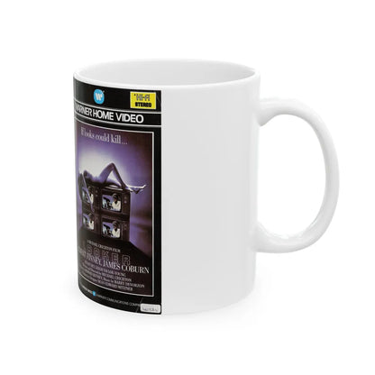 LOOKER (VHS COVER) - White Coffee Mug-Go Mug Yourself