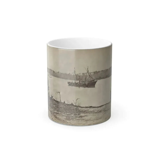 Looking Down James River From Dutch Gap, February 1865 (U.S. Civil War) Color Changing Coffee Mug 11oz Default Title 11oz - Go Mug Yourself