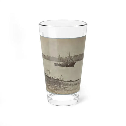 Looking Down James River From Dutch Gap, February 1865 (U.S. Civil War) Pint Glass 16oz 16oz - Go Mug Yourself