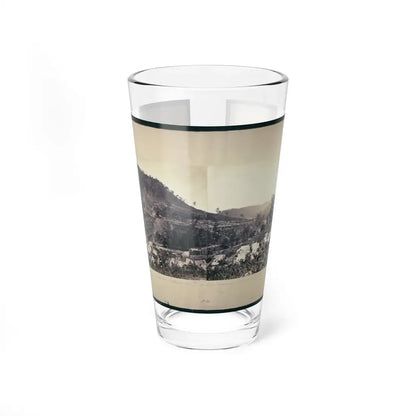 Looking Down The Valley Of Running-Water Creek From Near Whiteside's, Tenn., Nashville & Chattanooga R.R. Bridge On The Left (U.S. Civil War) Pint Glass 16oz 16oz - Go Mug Yourself