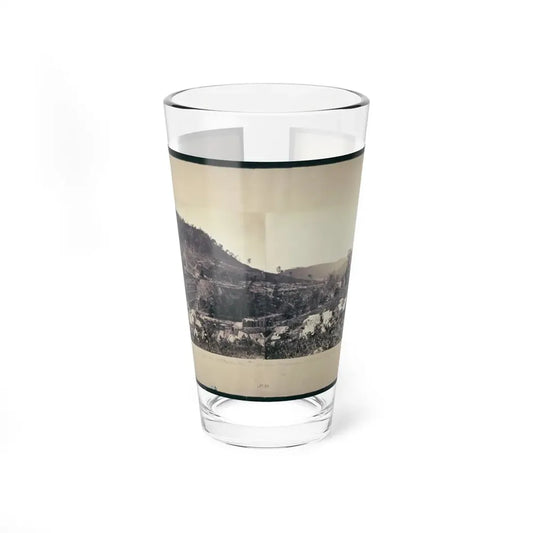 Looking Down The Valley Of Running-Water Creek From Near Whiteside's, Tenn., Nashville & Chattanooga R.R. Bridge On The Left (U.S. Civil War) Pint Glass 16oz 16oz - Go Mug Yourself
