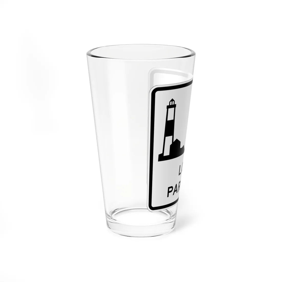 Loop Pkwy Shield (New York) (Road Sign) Pint Glass 16oz - Go Mug Yourself