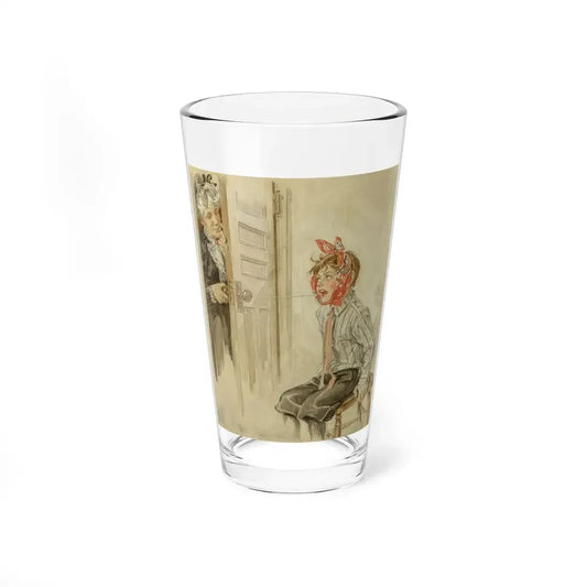 Loose Tooth, The Saturday Evening Post cover, June 22, 1912 - Pint Glass 16oz 16oz - Go Mug Yourself