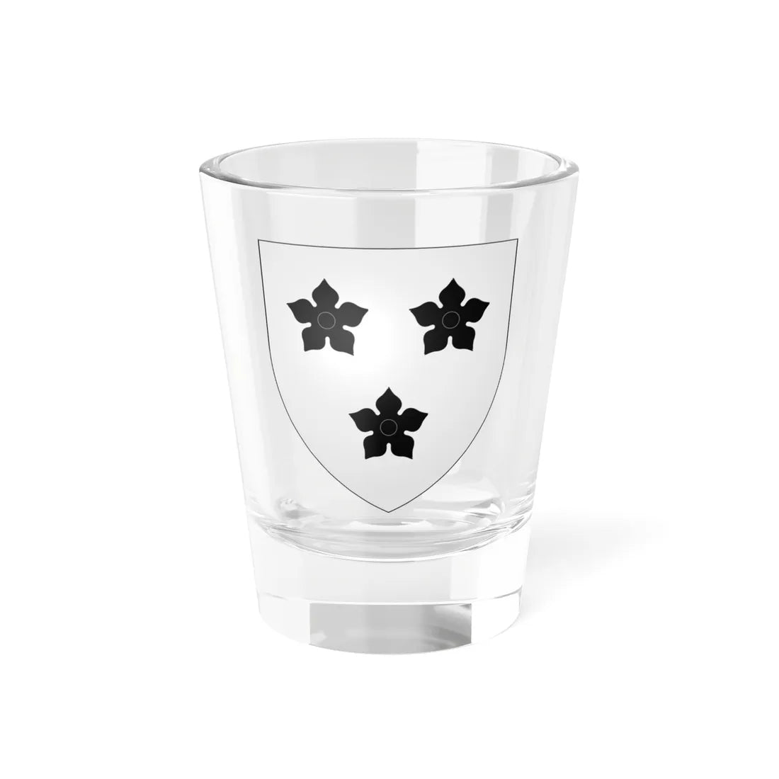 Lord Borthwick arms (Scotland) (Coat of Arms) Shot Glass 1.5oz 1.5oz - Go Mug Yourself