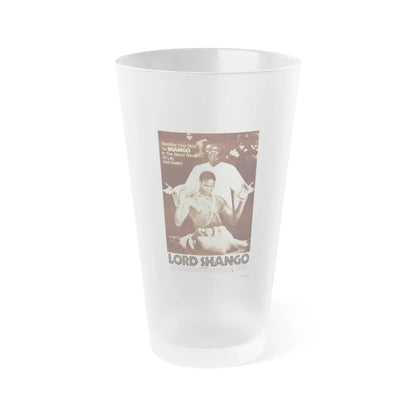 LORD SHANGO 1975 Movie Poster - Frosted Pint Glass 16oz-Go Mug Yourself