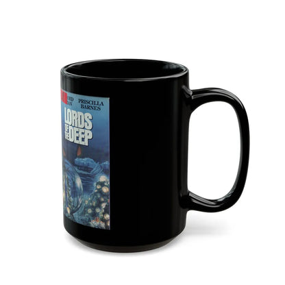 LORDS OF THE DEEP (VHS COVER) - Black Coffee Mug-Go Mug Yourself