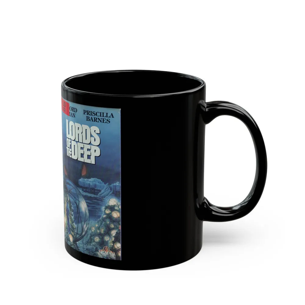 LORDS OF THE DEEP (VHS COVER) - Black Coffee Mug-Go Mug Yourself