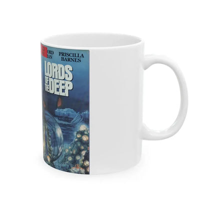 LORDS OF THE DEEP (VHS COVER) - White Coffee Mug - Go Mug Yourself