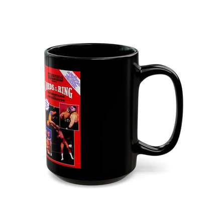 LORDS OF THE RING SUPERSTARS AND SUPERBOUTS (VHS COVER) - Black Coffee Mug-Go Mug Yourself