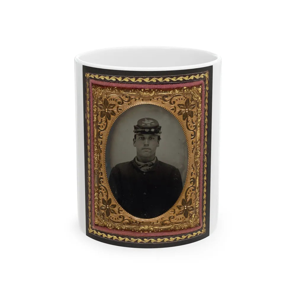 Lorenzo Hawkins Of Company I, 12th Regiment New Hampshire Volunteers (U.S. Civil War) White Coffee Mug-11oz-Go Mug Yourself