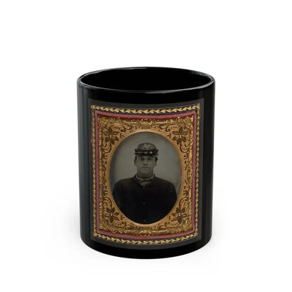 Lorenzo Hawkins Of Company I, 12th Regiment New Hampshire Volunteers (U.S. Civil War) Black Coffee Mug 11oz - Go Mug Yourself