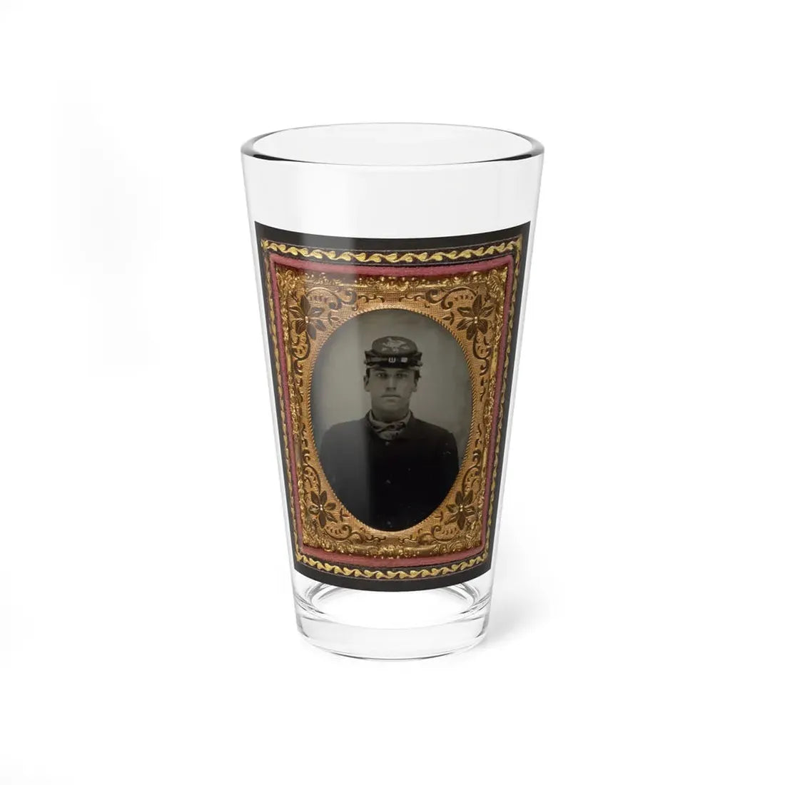 Lorenzo Hawkins Of Company I, 12th Regiment New Hampshire Volunteers (U.S. Civil War) Pint Glass 16oz 16oz - Go Mug Yourself