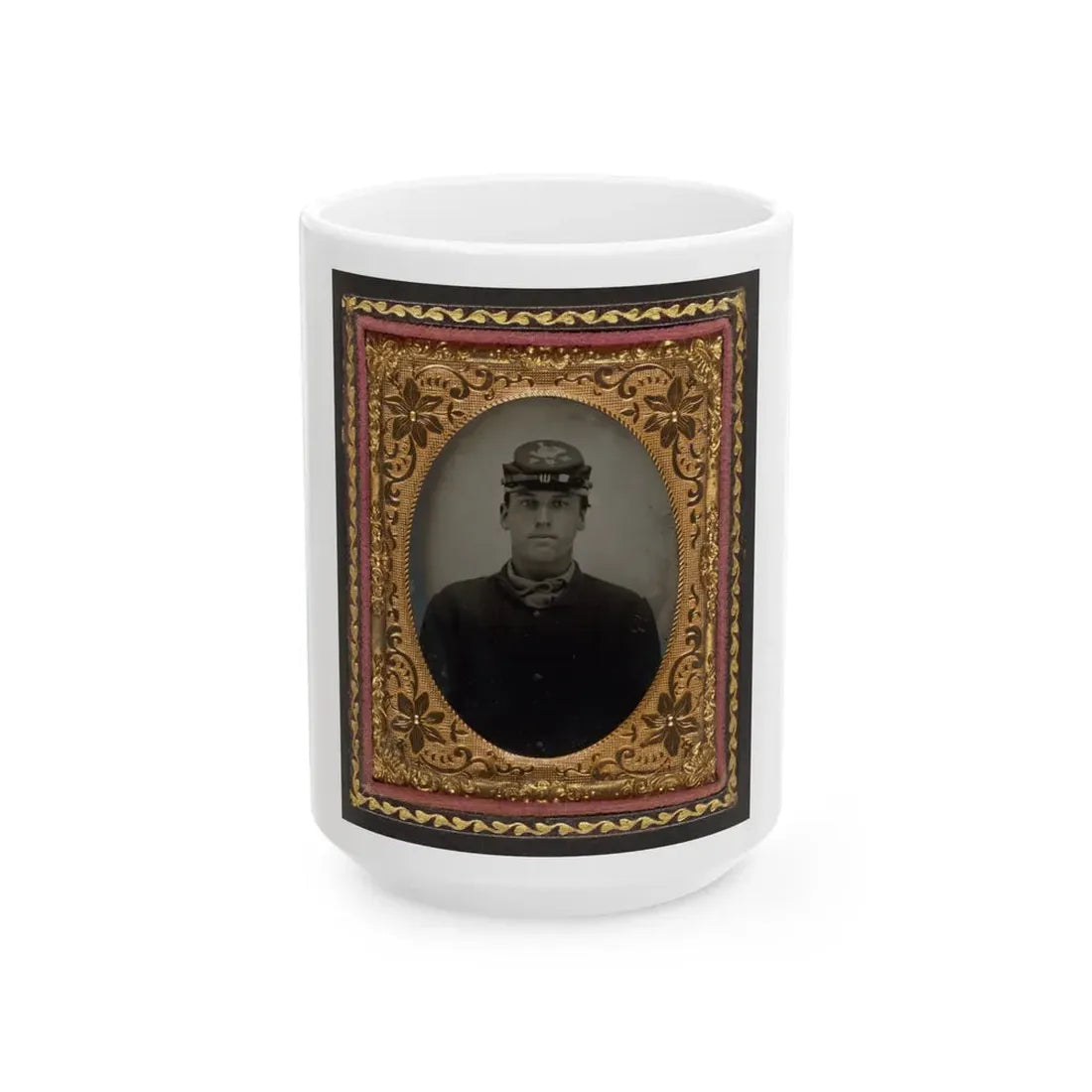 Lorenzo Hawkins Of Company I, 12th Regiment New Hampshire Volunteers (U.S. Civil War) White Coffee Mug 15oz - Go Mug Yourself