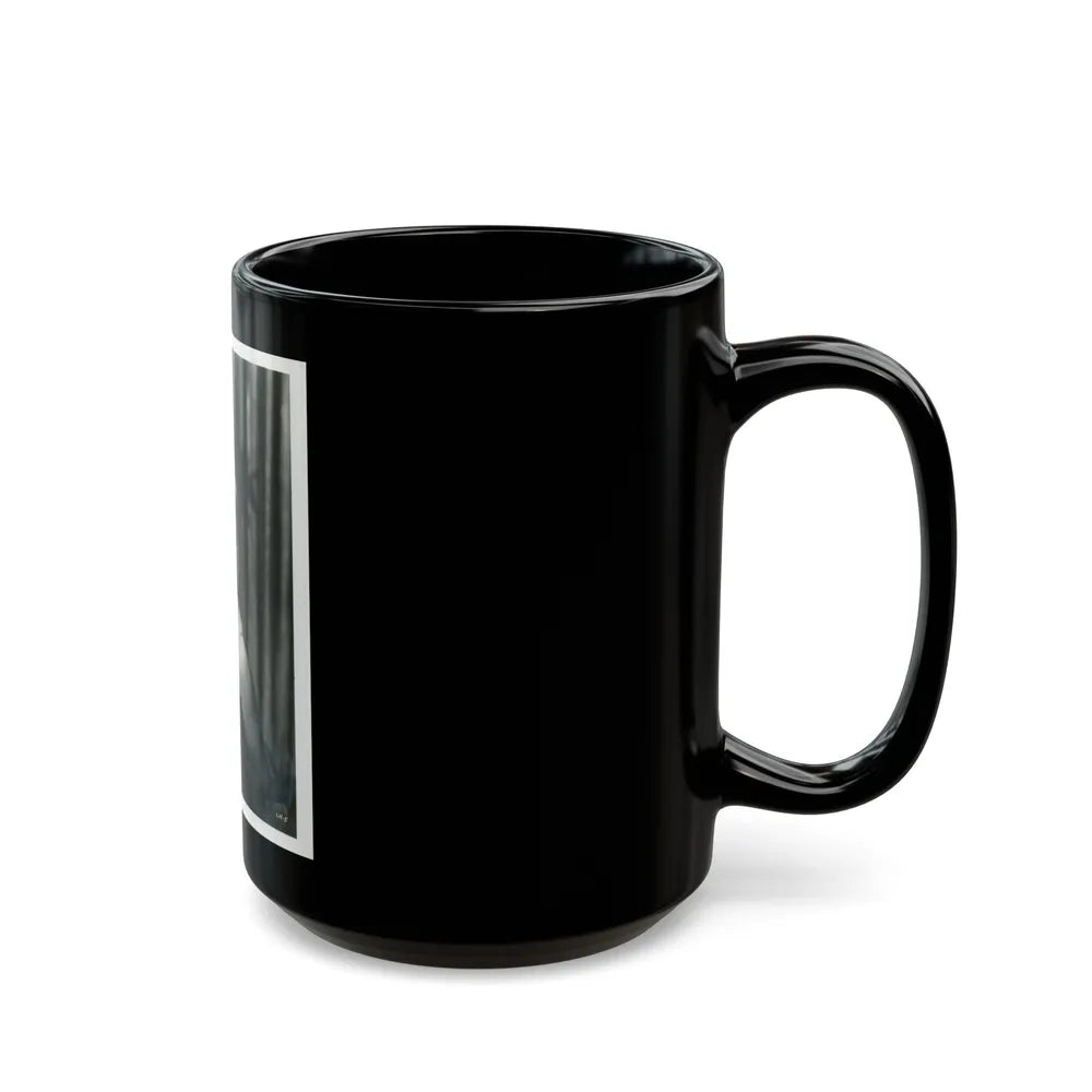 Lori Nelson #01 (Vintage Female Icon) Black Coffee Mug-Go Mug Yourself