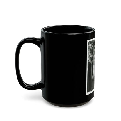 Lori Nelson #01 (Vintage Female Icon) Black Coffee Mug-Go Mug Yourself