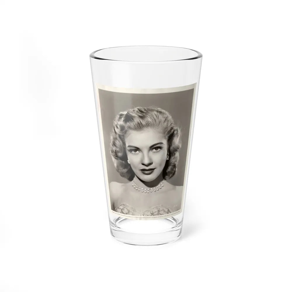 Lori Nelson #02 - 8.25x10 Head & Shoulder B&W Glamour Portrait Vintage Photo from 1-11-1952 1 (Vintage Female Icon) Pint Glass 16oz 16oz - Go Mug Yourself