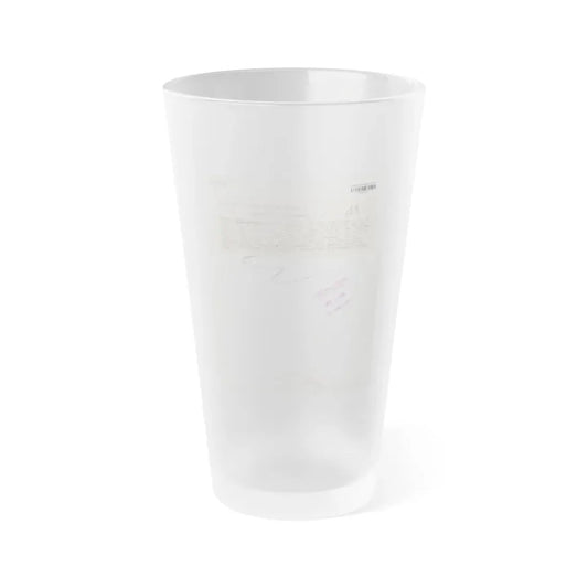 Lori Nelson #02 - 8.25x10 Head & Shoulder B&W Glamour Portrait Vintage Photo from 1-11-1952 2 (Vintage Female Icon) Frosted Pint Glass 16oz 16oz Frosted - Go Mug Yourself