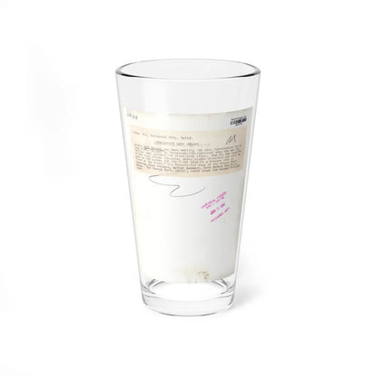 Lori Nelson #02 - 8.25x10 Head & Shoulder B&W Glamour Portrait Vintage Photo from 1-11-1952 2 (Vintage Female Icon) Pint Glass 16oz 16oz - Go Mug Yourself