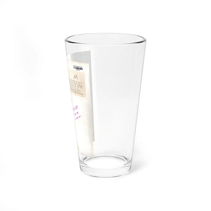 Lori Nelson #02 - 8.25x10 Head & Shoulder B&W Glamour Portrait Vintage Photo from 1-11-1952 2 (Vintage Female Icon) Pint Glass 16oz - Go Mug Yourself