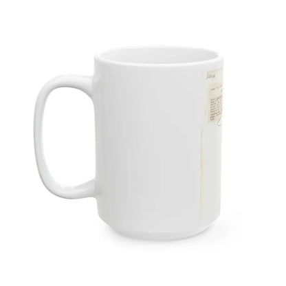 Lori Nelson #02 - 8.25x10 Head & Shoulder B&W Glamour Portrait Vintage Photo from 1-11-1952 2 (Vintage Female Icon) White Coffee Mug - Go Mug Yourself