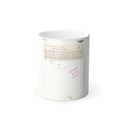 Lori Nelson #02 - 8.25x10 Head & Shoulder B&W Glamour Portrait Vintage Photo from 1-11-1952_2 (Vintage Female Icon) Color Changing Mug 11oz 11oz - Go Mug Yourself