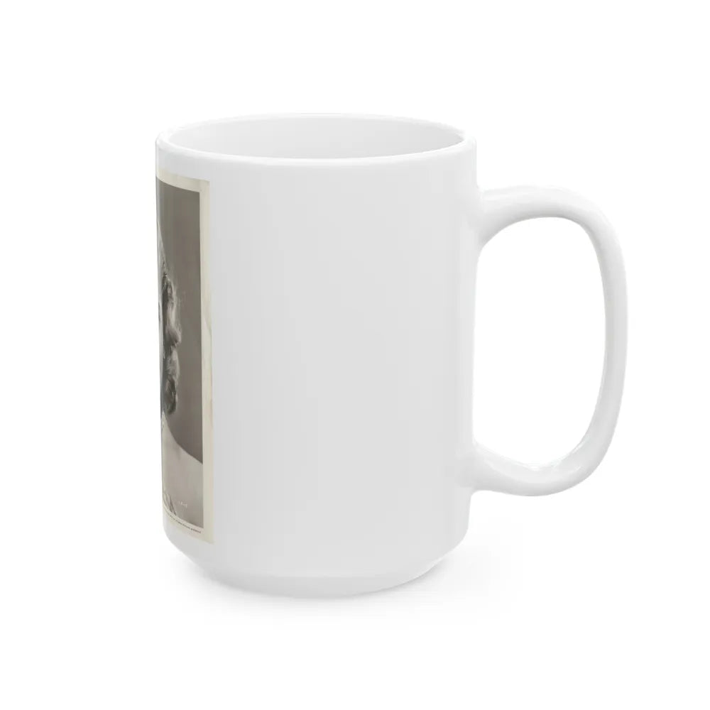 Lori Nelson #02 - 8.25x10 Head & Shoulder B&W Glamour Portrait Vintage Photo from 1-11-1952 1 (Vintage Female Icon) White Coffee Mug-Go Mug Yourself