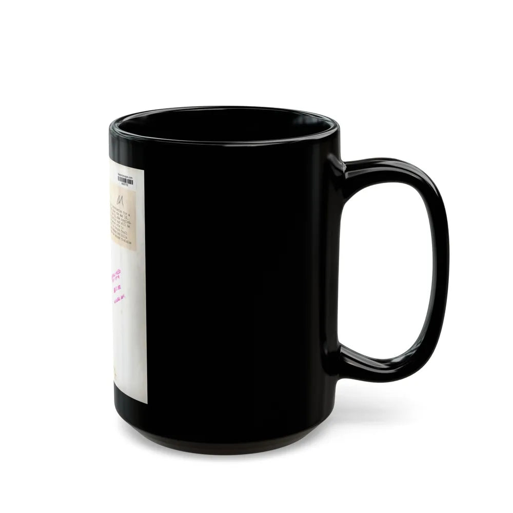 Lori Nelson #02 - 8.25x10 Head & Shoulder B&W Glamour Portrait Vintage Photo from 1-11-1952 2 (Vintage Female Icon) Black Coffee Mug-Go Mug Yourself