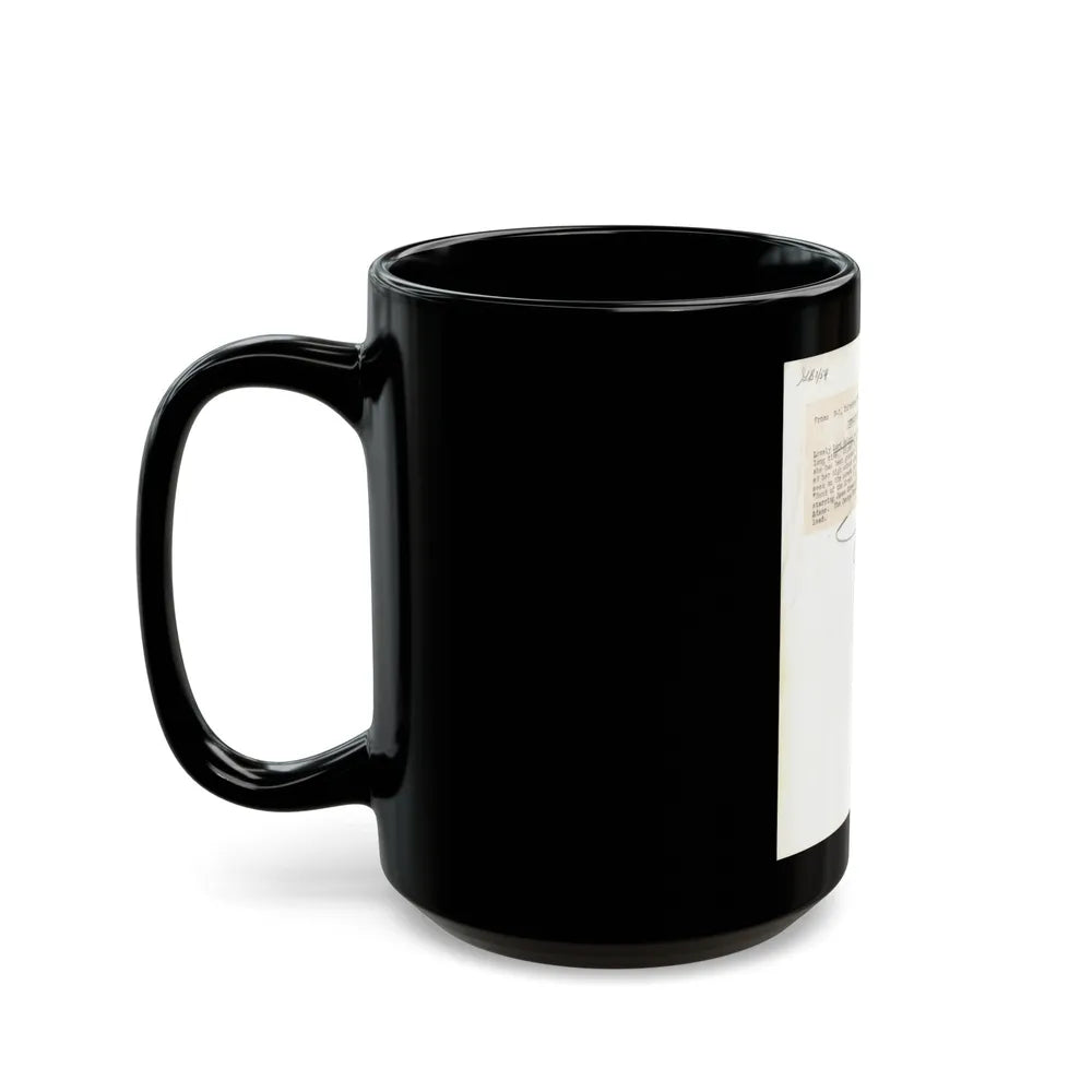 Lori Nelson #02 - 8.25x10 Head & Shoulder B&W Glamour Portrait Vintage Photo from 1-11-1952 2 (Vintage Female Icon) Black Coffee Mug-Go Mug Yourself