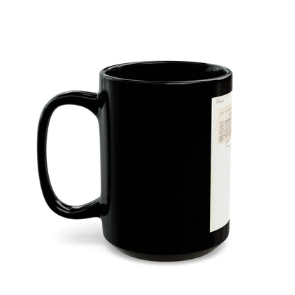 Lori Nelson #02 - 8.25x10 Head & Shoulder B&W Glamour Portrait Vintage Photo from 1-11-1952 2 (Vintage Female Icon) Black Coffee Mug-Go Mug Yourself