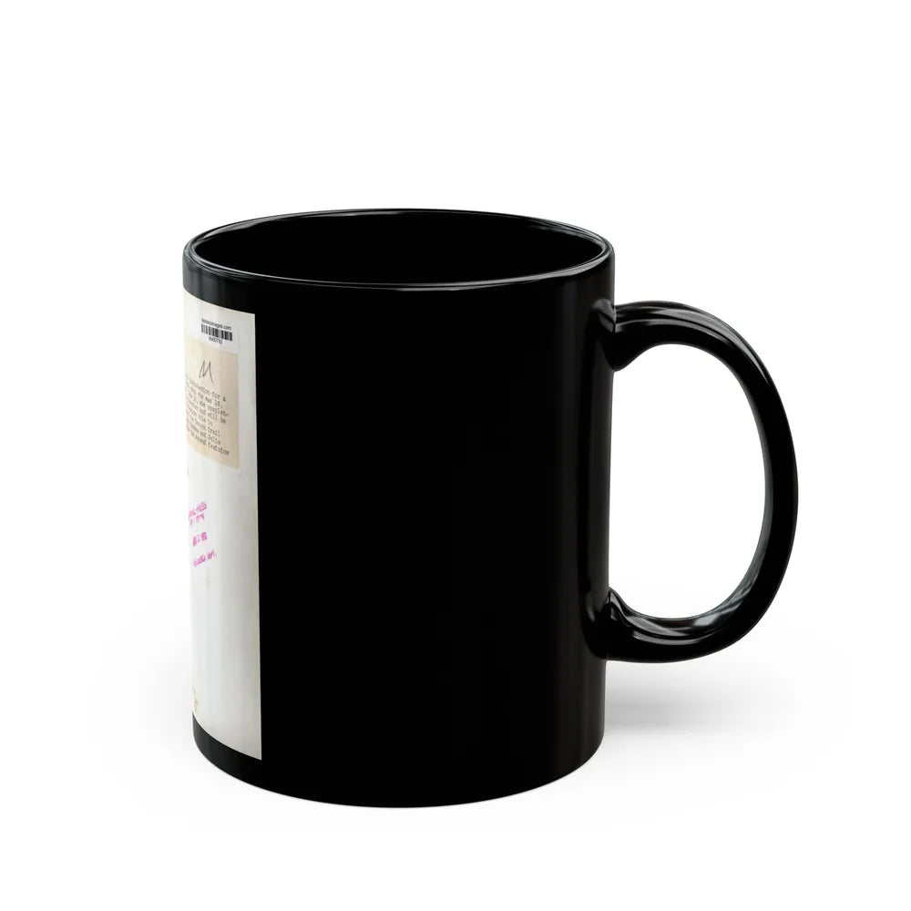 Lori Nelson #02 - 8.25x10 Head & Shoulder B&W Glamour Portrait Vintage Photo from 1-11-1952 2 (Vintage Female Icon) Black Coffee Mug-Go Mug Yourself