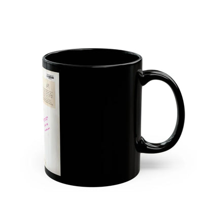 Lori Nelson #02 - 8.25x10 Head & Shoulder B&W Glamour Portrait Vintage Photo from 1-11-1952 2 (Vintage Female Icon) Black Coffee Mug-Go Mug Yourself