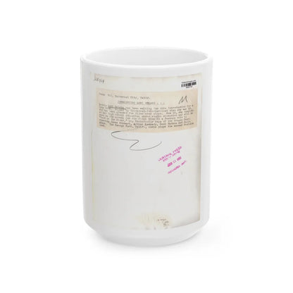 Lori Nelson #02 - 8.25x10 Head & Shoulder B&W Glamour Portrait Vintage Photo from 1-11-1952 2 (Vintage Female Icon) White Coffee Mug-15oz-Go Mug Yourself