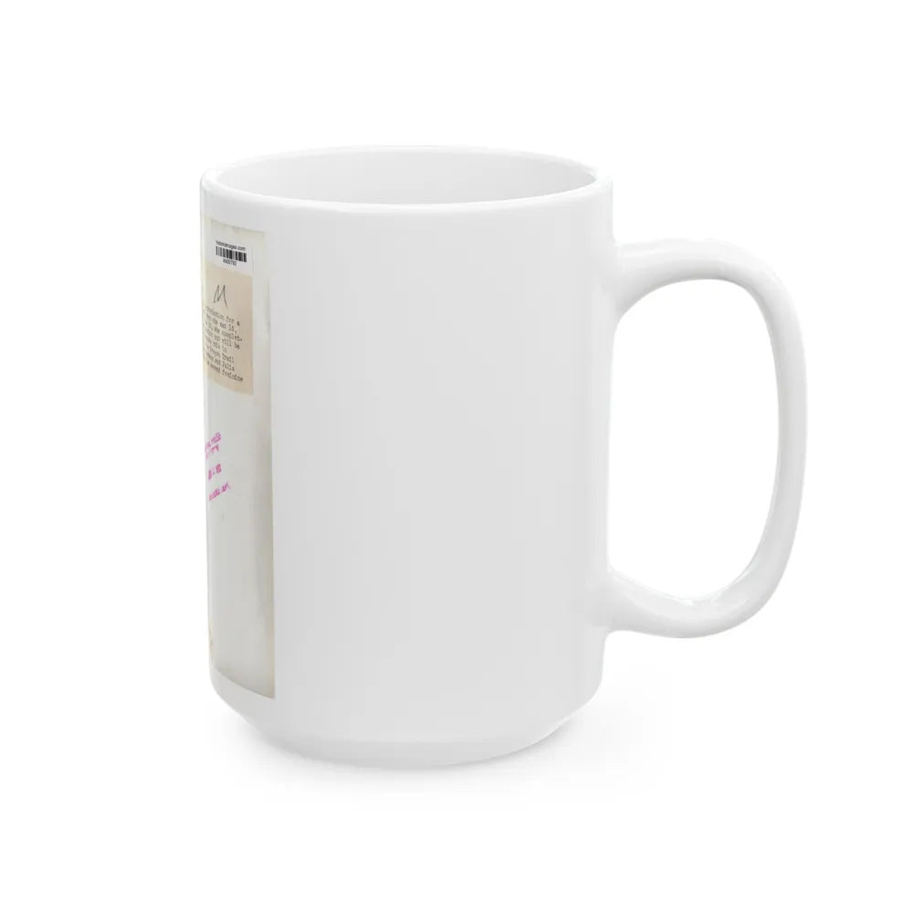 Lori Nelson #02 - 8.25x10 Head & Shoulder B&W Glamour Portrait Vintage Photo from 1-11-1952 2 (Vintage Female Icon) White Coffee Mug-Go Mug Yourself