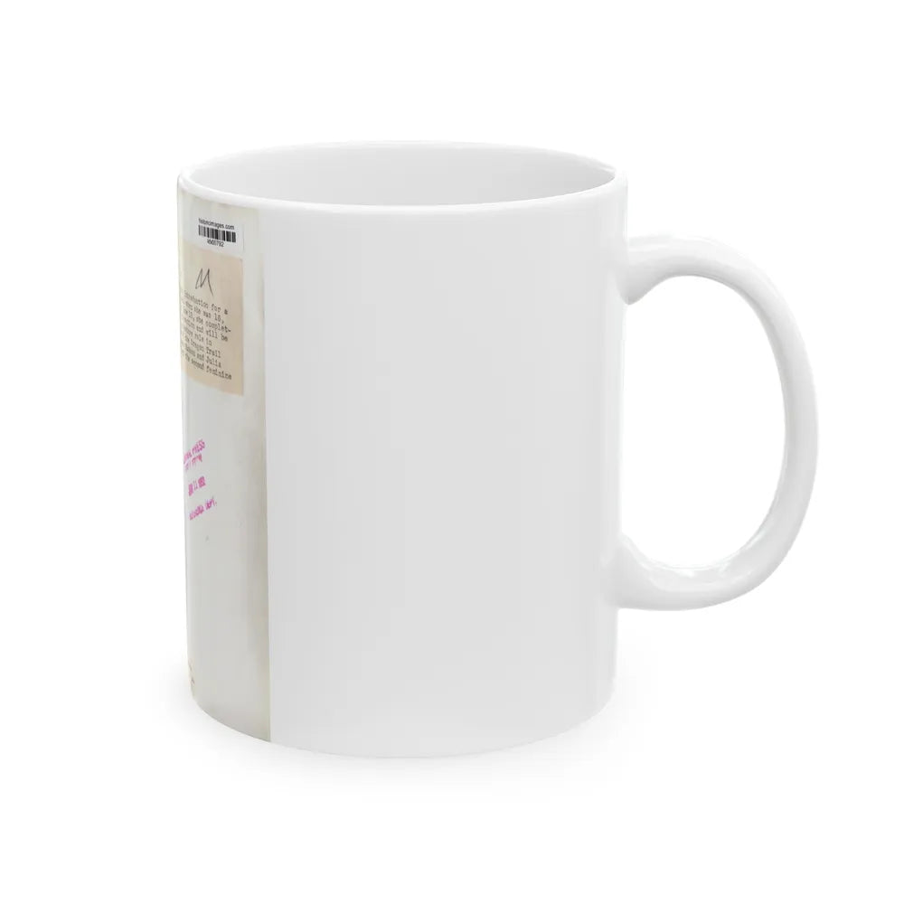 Lori Nelson #02 - 8.25x10 Head & Shoulder B&W Glamour Portrait Vintage Photo from 1-11-1952 2 (Vintage Female Icon) White Coffee Mug-Go Mug Yourself