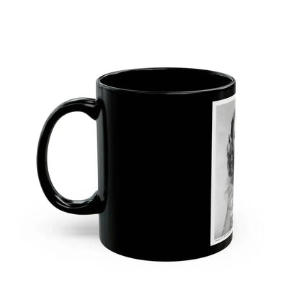 Lori Nelson #05 (Vintage Female Icon) Black Coffee Mug - Go Mug Yourself