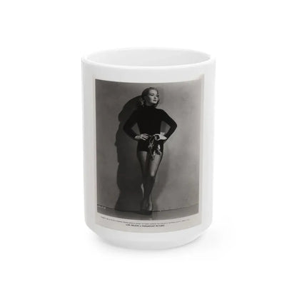 Lori Nelson #06 (Vintage Female Icon) White Coffee Mug 15oz - Go Mug Yourself