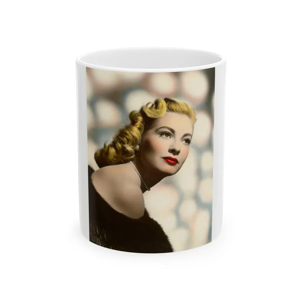 Lori Nelson #104 (Vintage Female Icon) White Coffee Mug-11oz-Go Mug Yourself