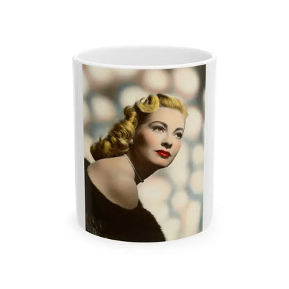 Lori Nelson #104 (Vintage Female Icon) White Coffee Mug 11oz - Go Mug Yourself