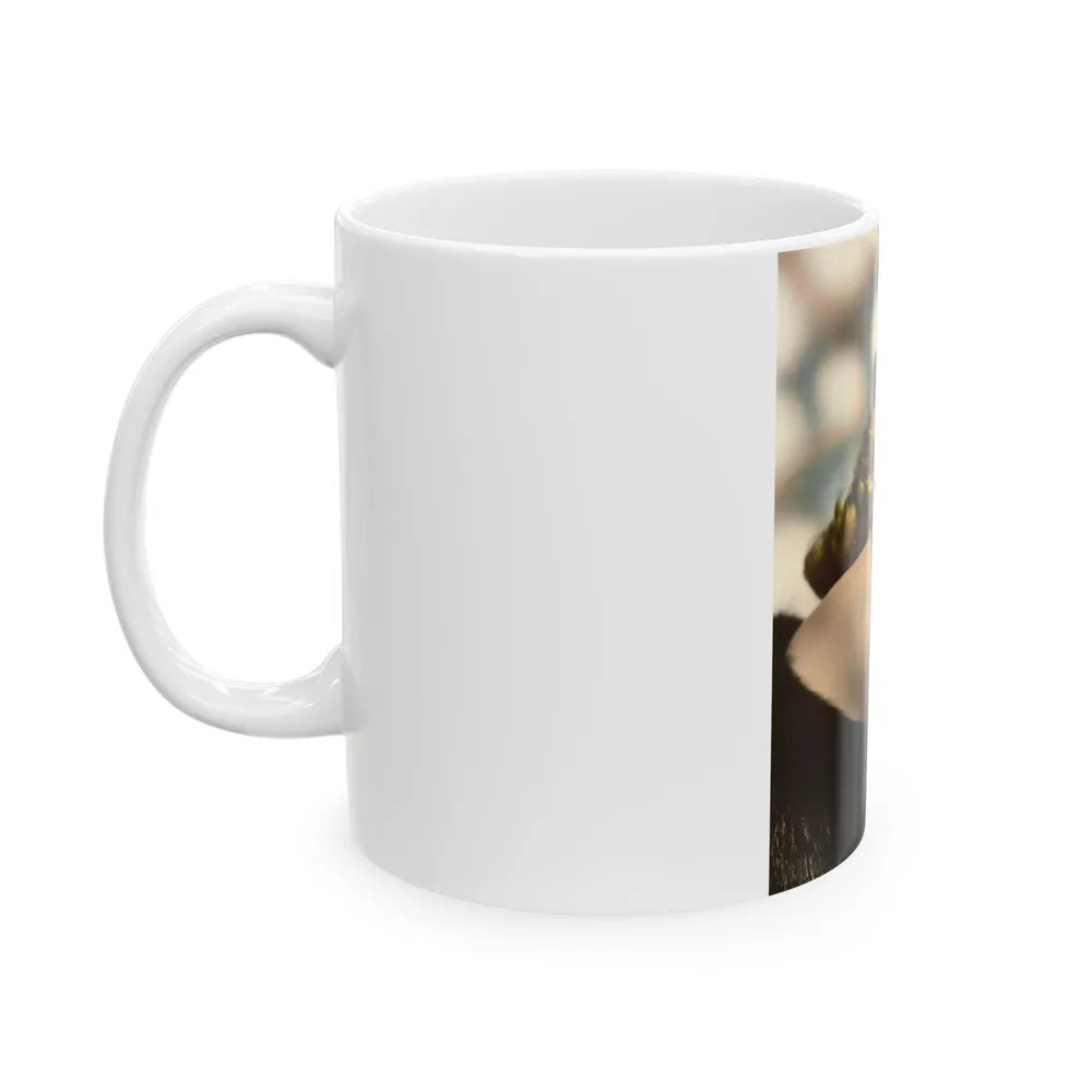 Lori Nelson #104 (Vintage Female Icon) White Coffee Mug-Go Mug Yourself