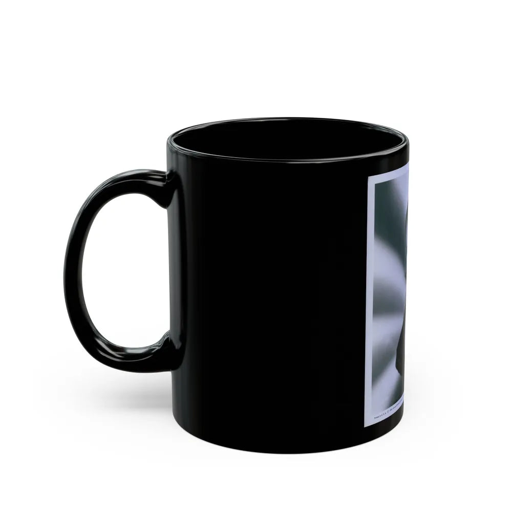 Lori Nelson #108 (Vintage Female Icon) Black Coffee Mug-Go Mug Yourself