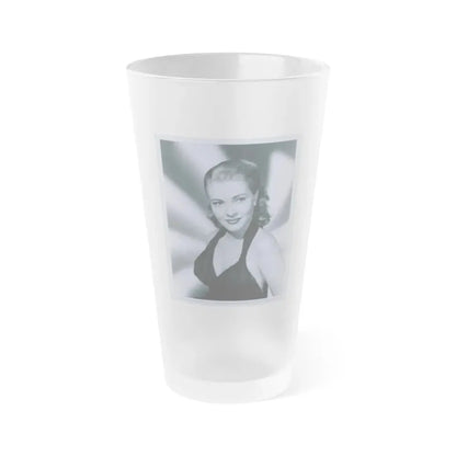 Lori Nelson #108 (Vintage Female Icon) Frosted Pint Glass 16oz 16oz Frosted - Go Mug Yourself
