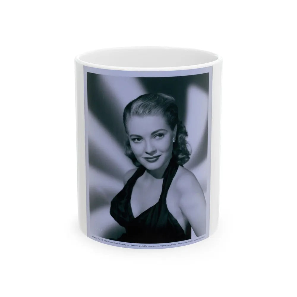 Lori Nelson #108 (Vintage Female Icon) White Coffee Mug-11oz-Go Mug Yourself