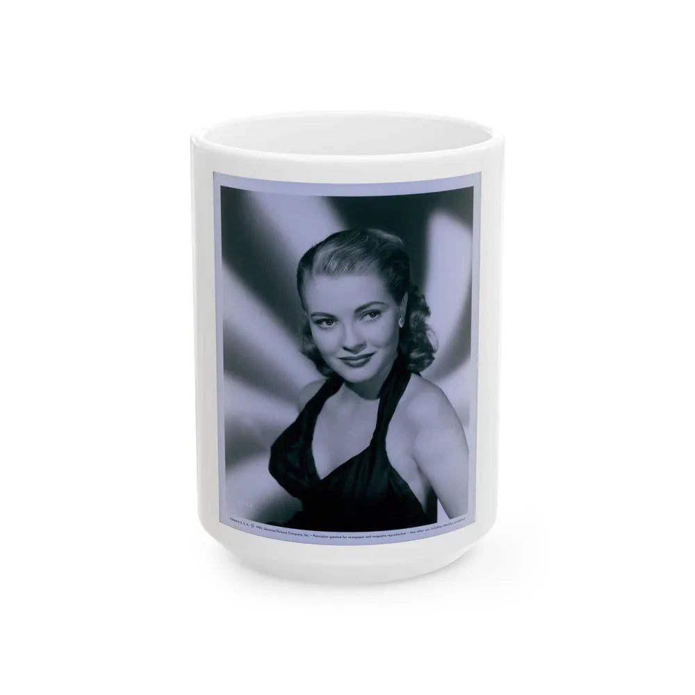 Lori Nelson #108 (Vintage Female Icon) White Coffee Mug-15oz-Go Mug Yourself