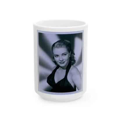 Lori Nelson #108 (Vintage Female Icon) White Coffee Mug-15oz-Go Mug Yourself