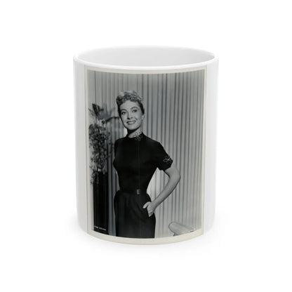Lori Nelson #110 (Vintage Female Icon) White Coffee Mug-11oz-Go Mug Yourself