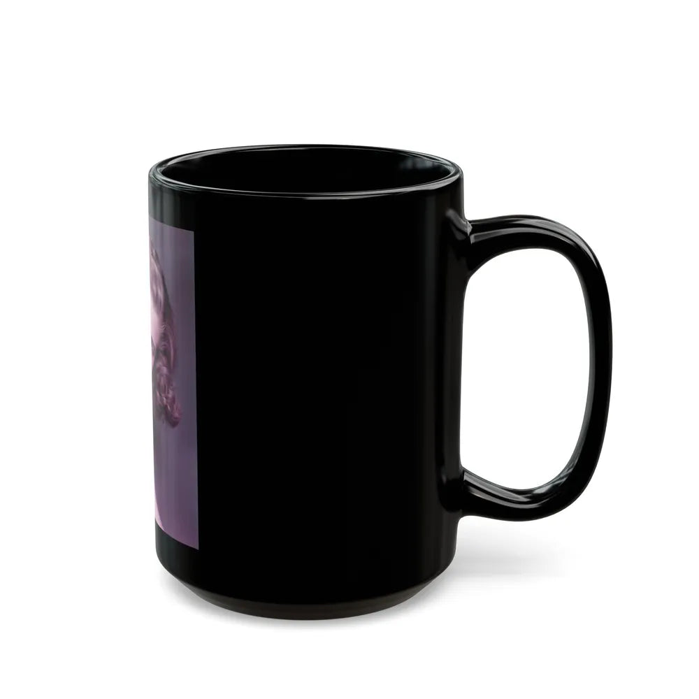 Lori Nelson #115 (Vintage Female Icon) Black Coffee Mug-Go Mug Yourself