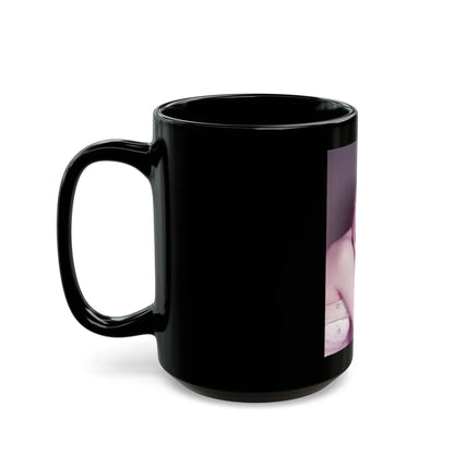 Lori Nelson #115 (Vintage Female Icon) Black Coffee Mug-Go Mug Yourself