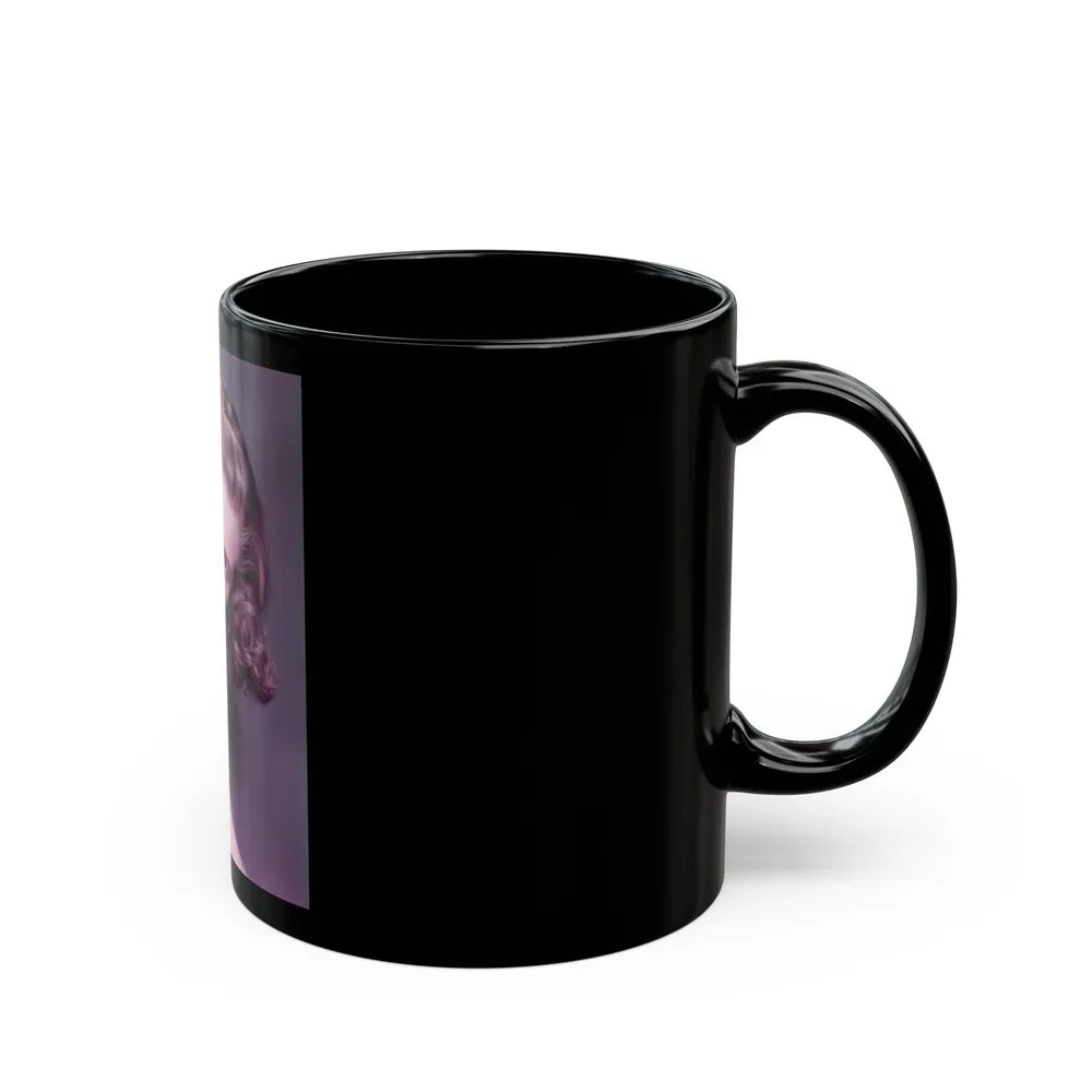 Lori Nelson #115 (Vintage Female Icon) Black Coffee Mug-Go Mug Yourself